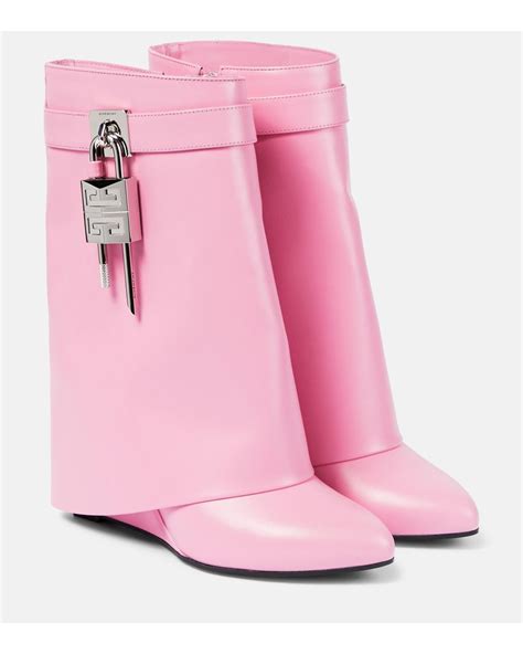 givenchy shark boots pink|second hand givenchy shark boots.